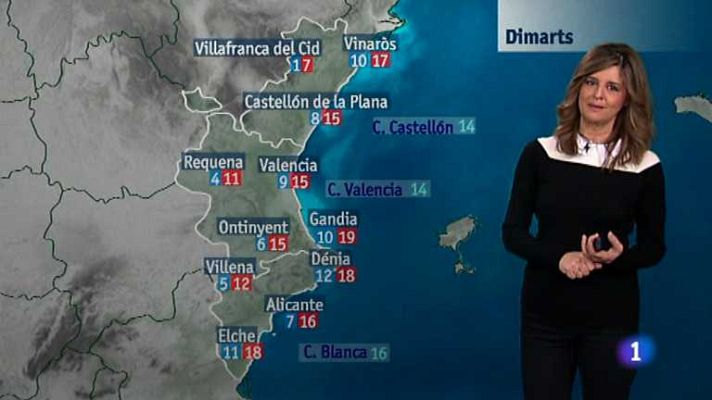 L'informatiu - Comunitat Valenciana - El tiempo en la Comunidad Valenciana - 27/01/14
