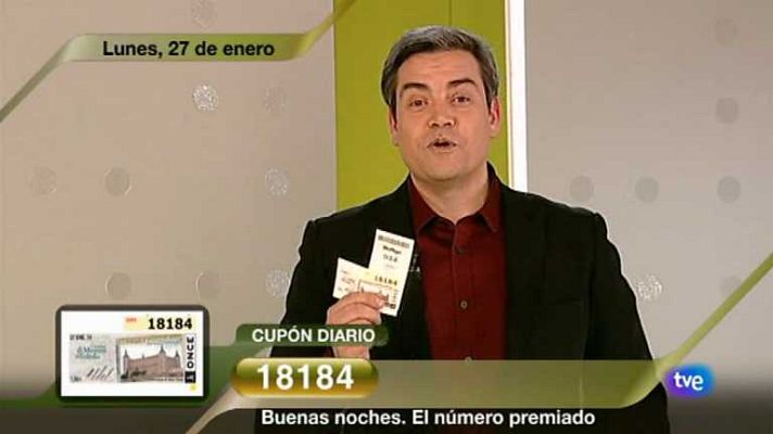 Sorteos ONCE - Sorteo ONCE - 27/01/14