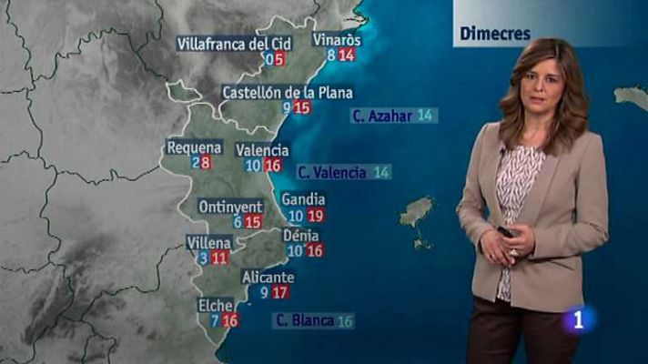 L'informatiu - Comunitat Valenciana - El tiempo en la Comunidad Valenciana - 28/01/14