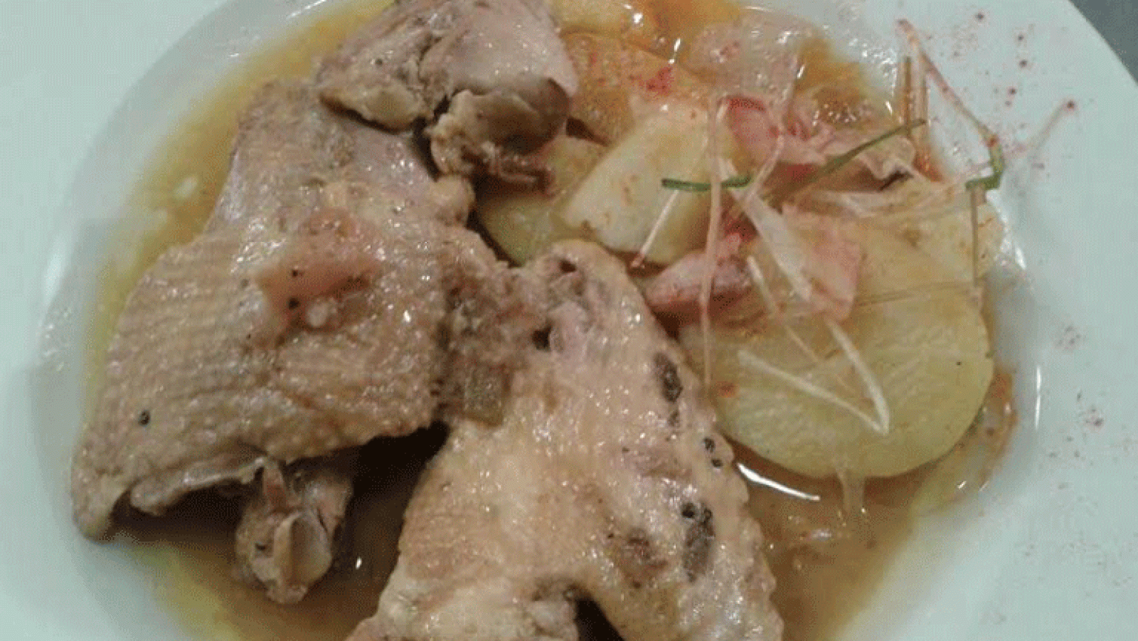 España Directo- Pollo de corral guisado
