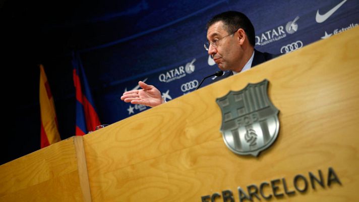 Telediario 1 - El presidente del Barça dice que "no hay madriditis"