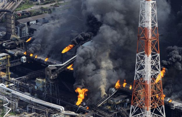  - Incendio en planta de acero