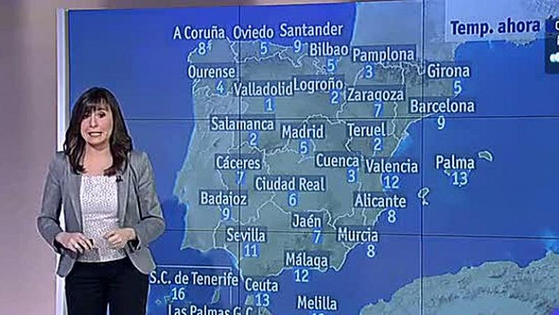 Baja la cota de nieve en península y viento fuerte en Canarias y Baleares - El tiempo | Ver