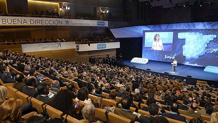 Telediario 1 - Convención Nacional del PP