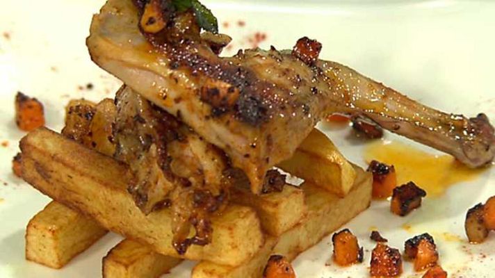 Cocina con Sergio - Conejo al comino