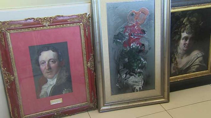 Telediario 1 - Ladrones de arte