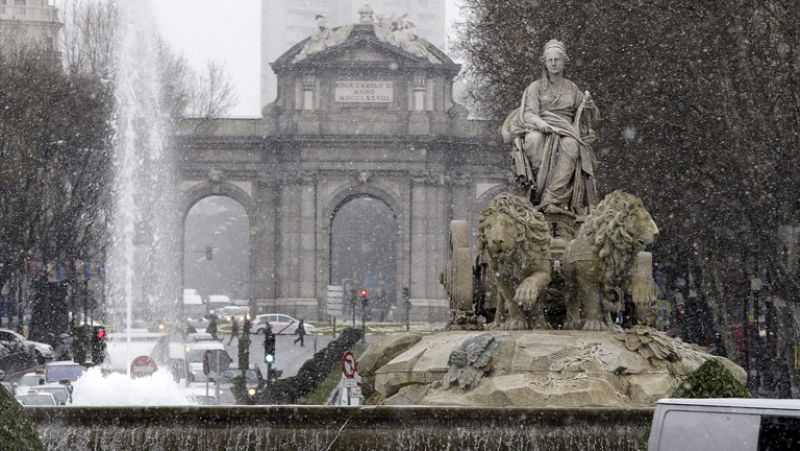 Alertas por nieve en 20 provincias del norte y centro peninsular