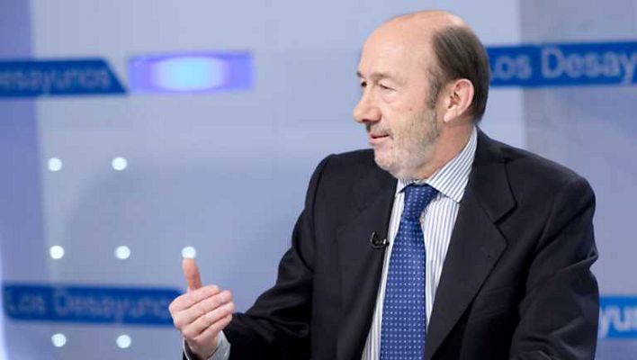 Los desayunos de TVE - Alfredo Pérez Rubalcaba