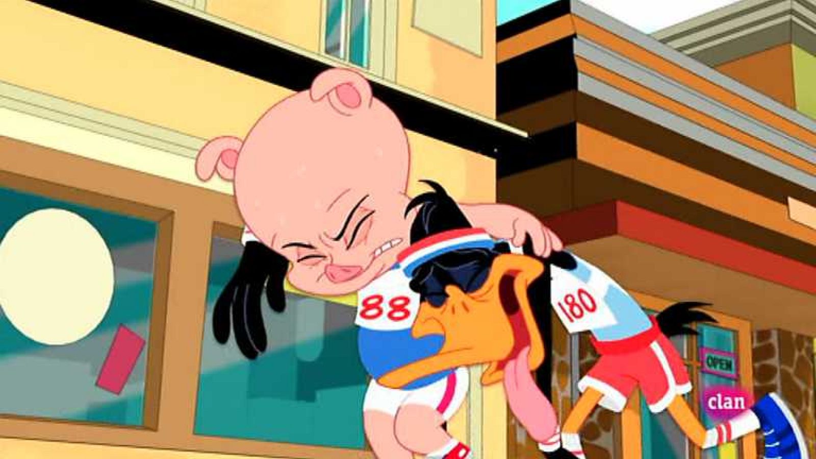 El machote, el friki, el tipo convencional y el santo - El show de los Looney Tunes | Ver