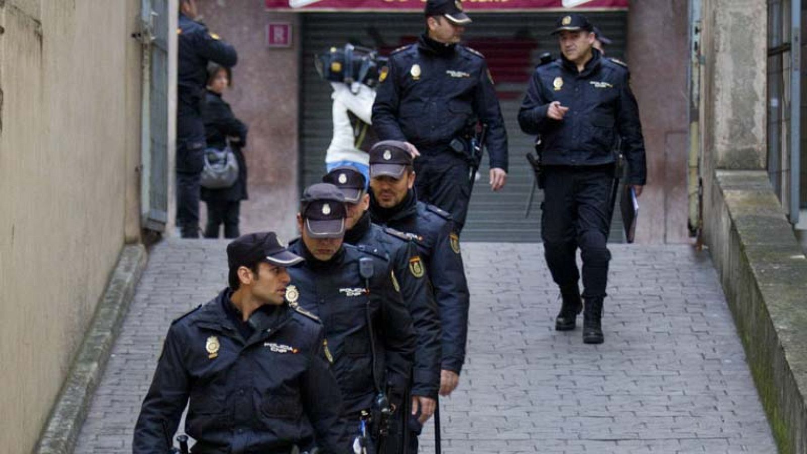 Gran despliegue de seguridad por la declaración de la infanta Cristina en Palma