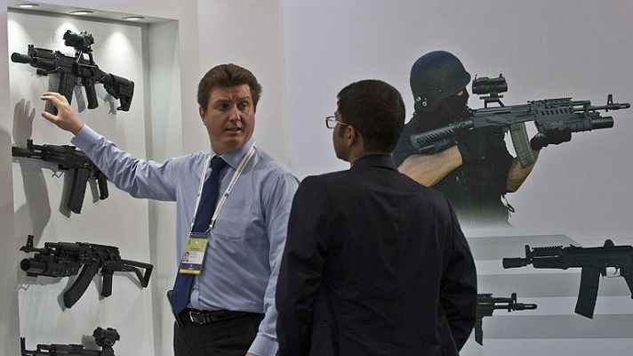 Telediario 1 - El mercado de las armas convencionales mueve al año 50.000 millones de euros