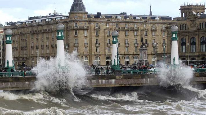 El tiempo - Viento muy fuerte en el Cantábrico