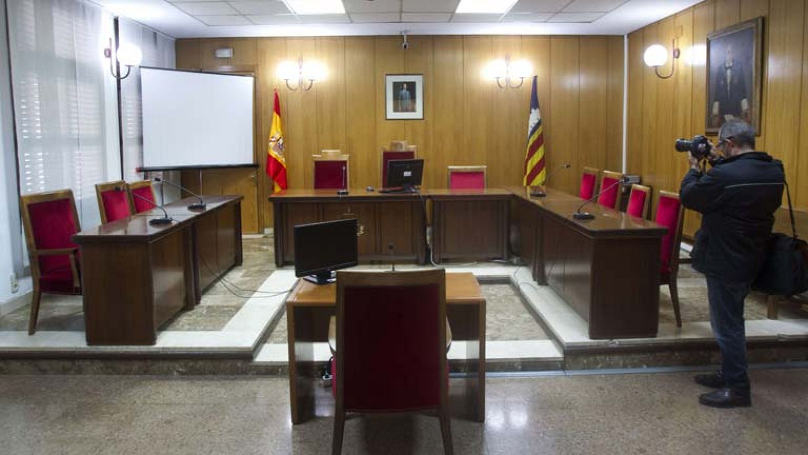 Una sala de 60 metros cuadrados será el escenario de la declaración de la infanta Cristina