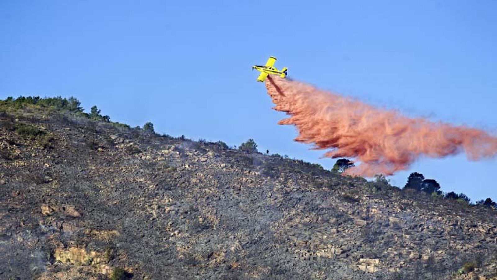 Ya está estabilizado y sin llamas el incendio en Gilet, Valencia