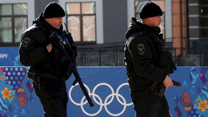 Telediario 1 - Seguridad en los Juegos de Sochi