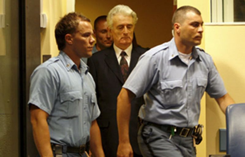Comparecencia de Karadzic ante el Tribunal de La Haya