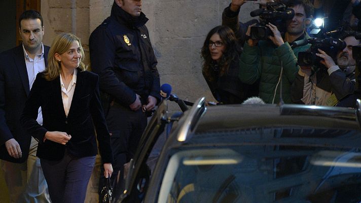 Telediario 1 - La declaración de infanta