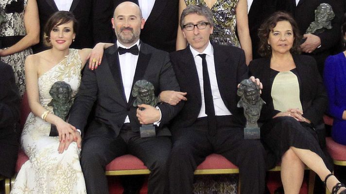 Telediario 1 - Seis Goya para 'Vivir es fácil...'