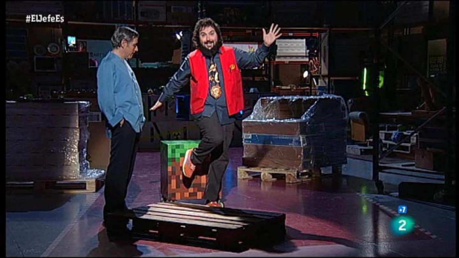 Fiesta Suprema - Monólogo  Lou -  Su vida laboral y un palé