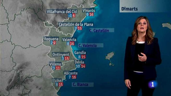 L'informatiu - Comunitat Valenciana - El tiempo en la Comunidad Valenciana - 10/02/14
