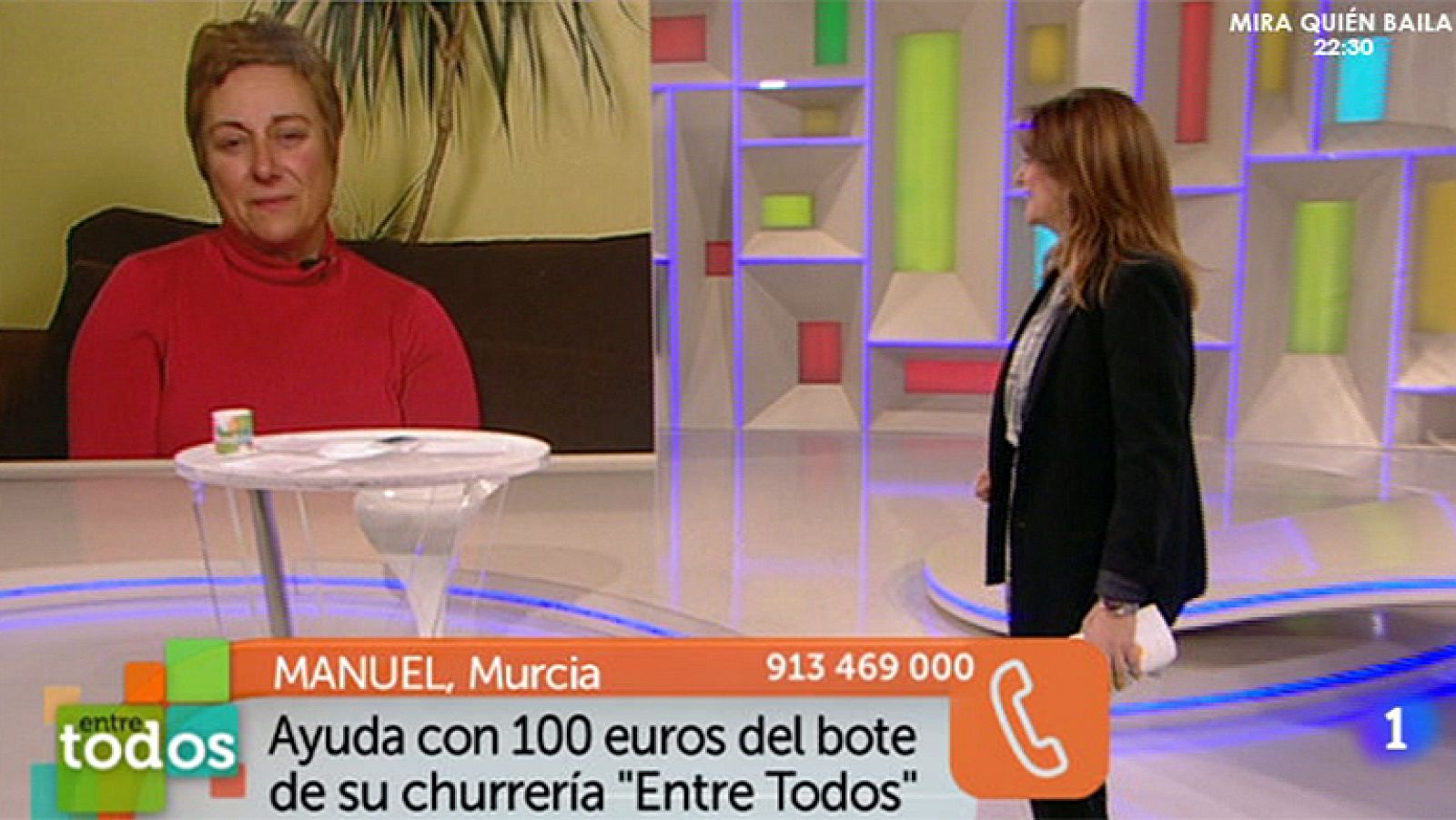 Entre Todos - Manuel, de 'Churrería Cafetería Entre Todos', ofrece su ayuda a Mertxe