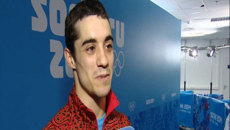 Primera toma de contacto de Javier Fernández con el hielo de Sochi | Ver