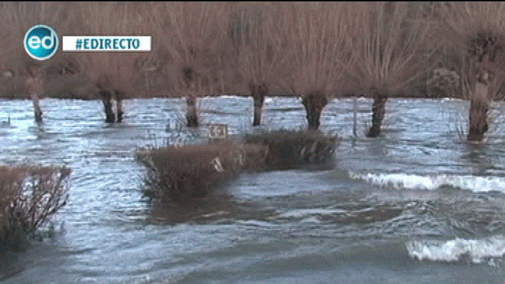 España Directo - El río Miño se desborda en varias z