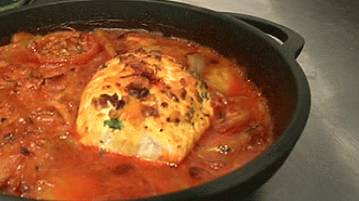 RTVE Cocina - Merluza al azafrán