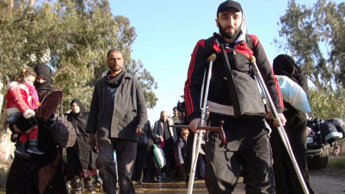 Telediario 1 - Tres días más de tregua en el infierno de Homs