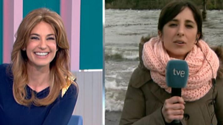 La mañana - Desbordamiento del río Miño