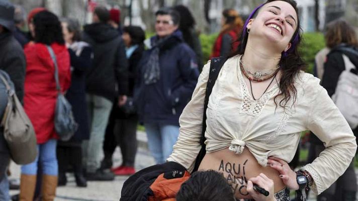 Telediario 1 - Debate sobre Ley del Aborto