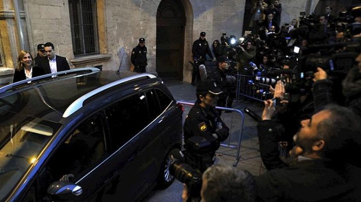 Telediario 1 - Análisis de grabación a la infanta