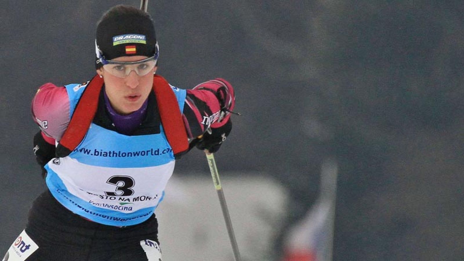 Victoria Padial, 46ª en la persecución de biatlón