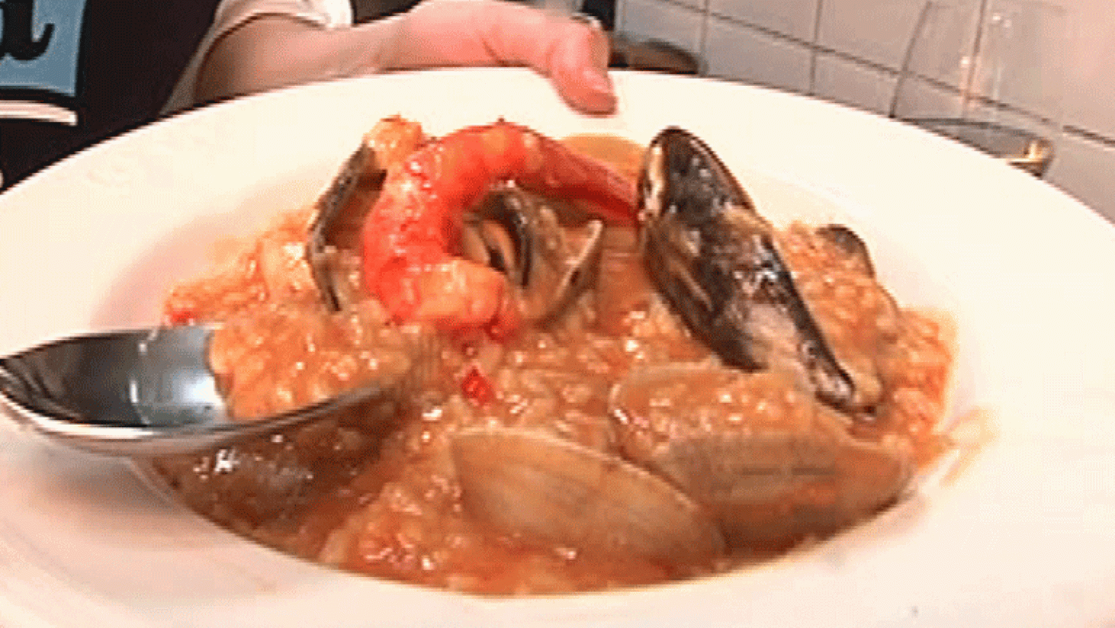 España Directo-Arroz caldoso con pescado y marisco