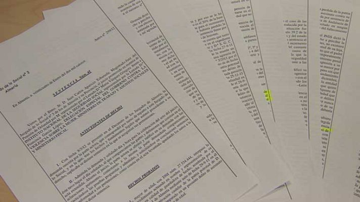 Telediario 1 - Pensión de orfandad completa