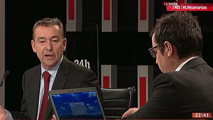 La noche en 24h - Paulino Rivero, en La noche en 24h