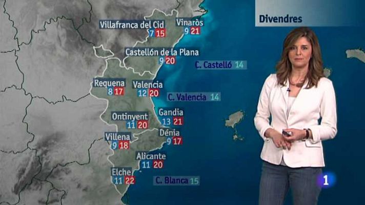 L'informatiu - Comunitat Valenciana - El tiempo en la Comunidad Valenciana - 13/02/14