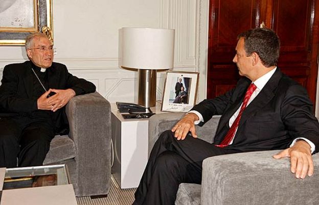  - Zapatero recibe a Rouco en Moncloa