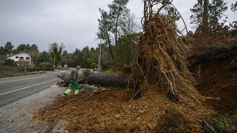 El viento alcanza rachas de 166 km/h en zonas de Galicia