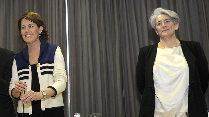 Telediario 1 - Barcina respalda a su consejera