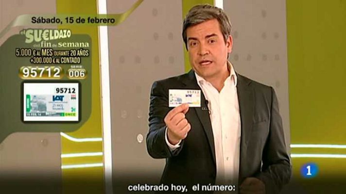 Sorteos ONCE - Sorteo ONCE - 15/02/14