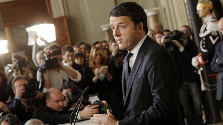 Telediario 1 - Renzi será el ministro mas joven