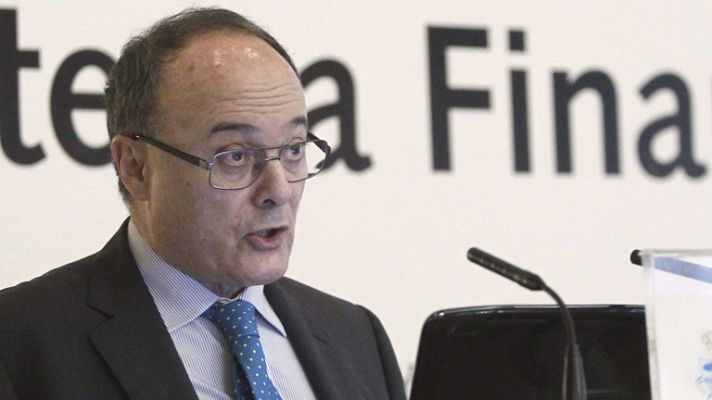 Telediario 1 - El gobernador del Banco de España estima que España podría crecer "en torno al 1%" en 2014