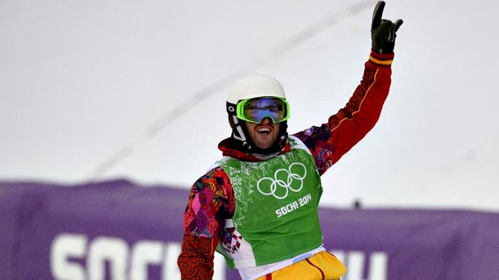 Telediario 1 - La mala suerte deja a Lucas Eguibar fuera de la lucha por las medallas en Sochi