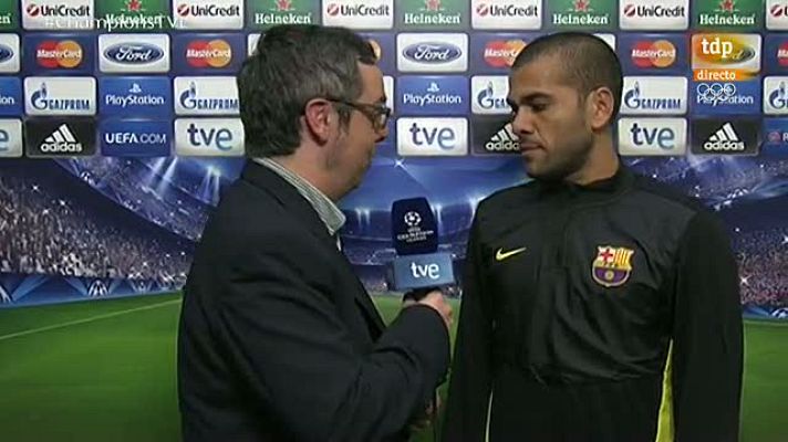 Champions League - Alves: "El resultado podía haber sido un poquito mejor"