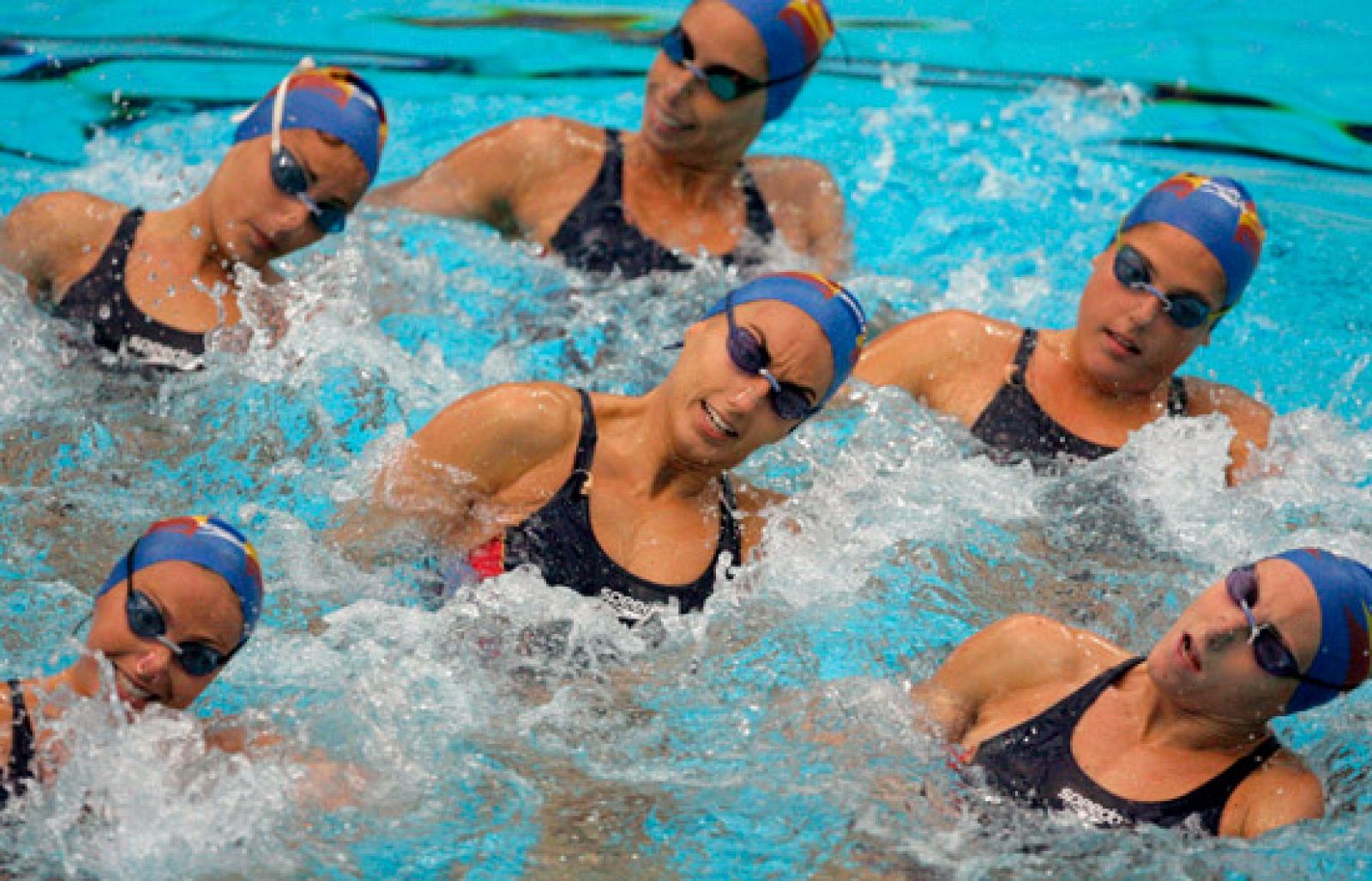 El equipo de natación sincronizada | Ver