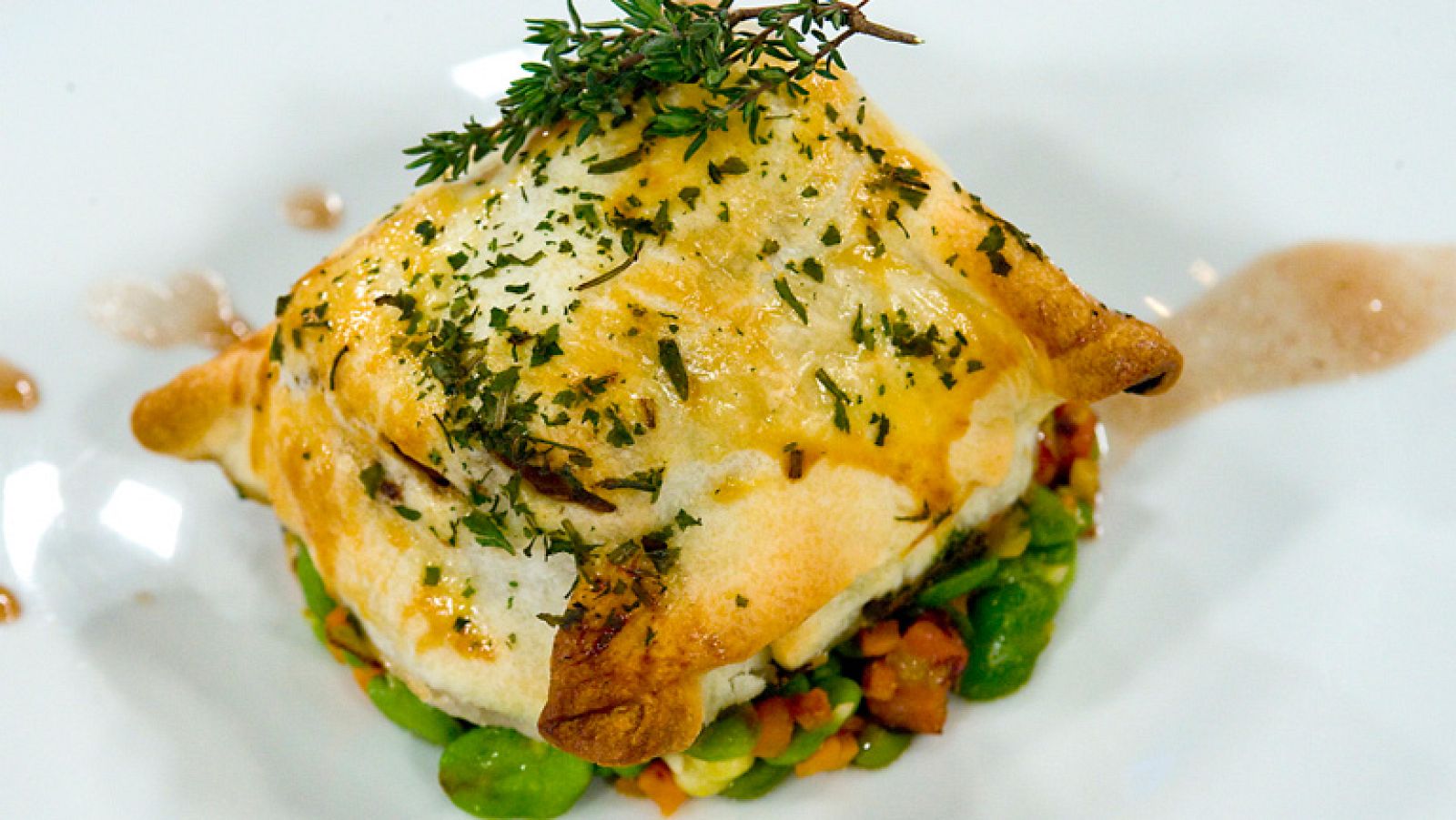 Solomillo envuelto con crujiente