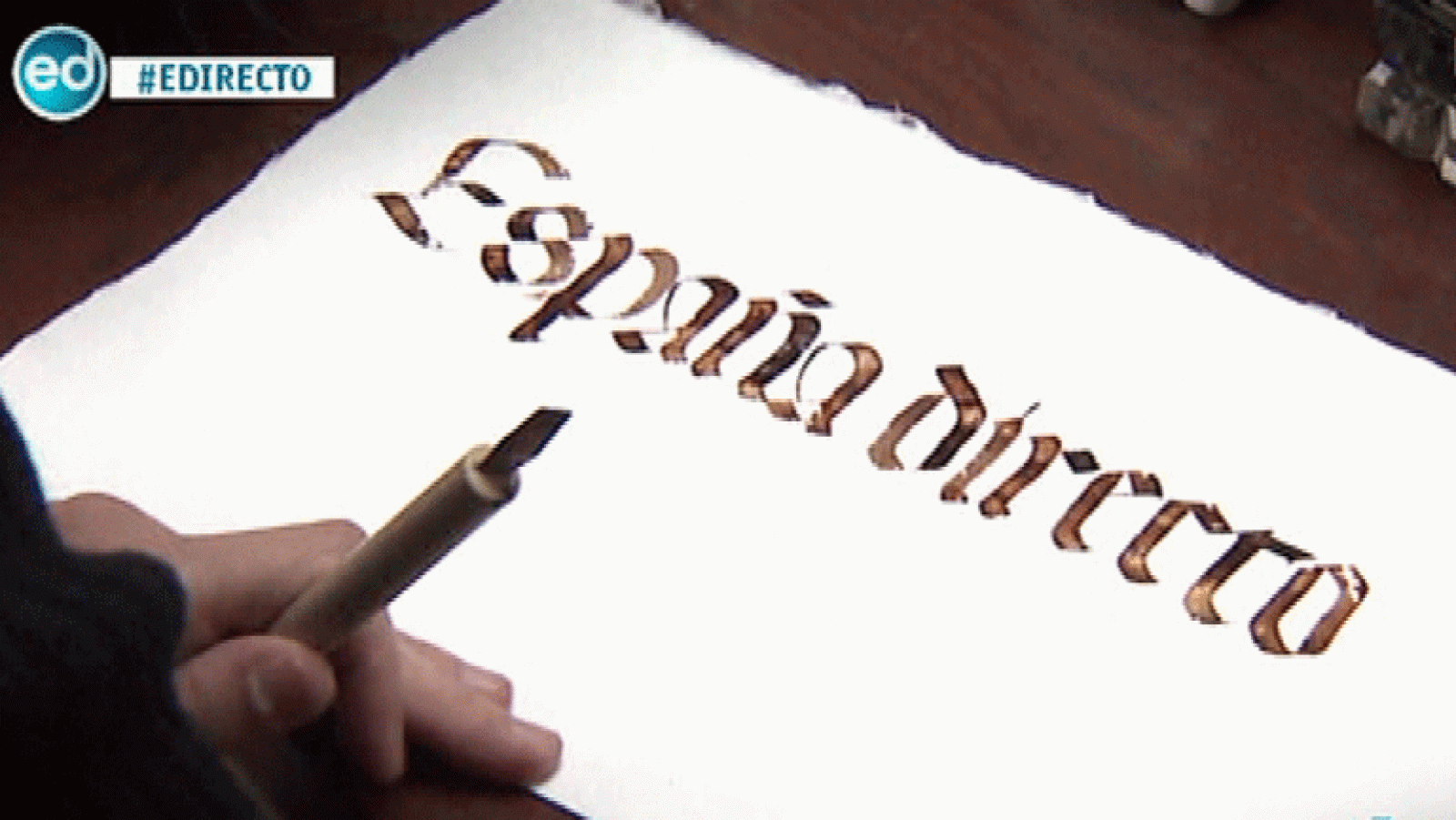 España Directo- El arte de la caligrafía