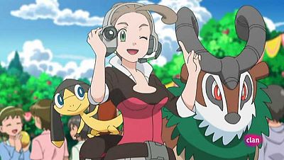 ¡La reportera de otra region! - Pokémon Negro y Blanco: Aventuras en Teselia | Ver