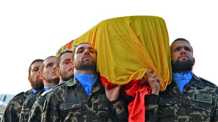 Telediario 1 - Muere un soldado español